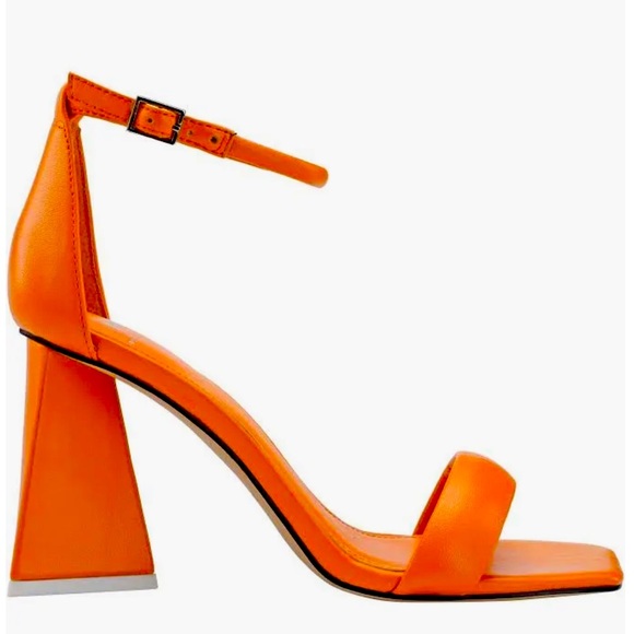 Marc Fisher Shoes - Marc Fisher Denny Leather Sandal 7.5 Orange